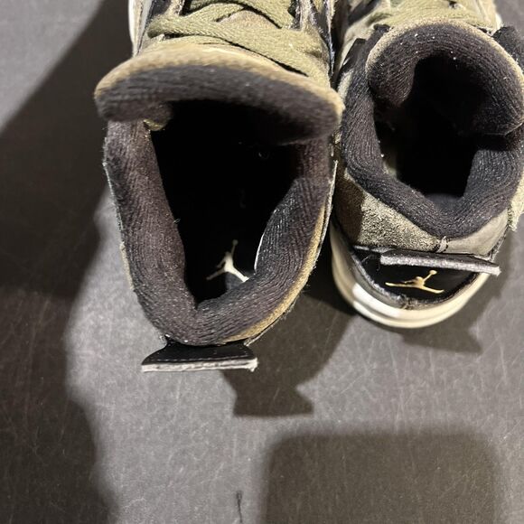 Jordan 4 Retro Craft Shoes Youth Size 9C FB9937-200 Kids Sneakers - Picture 9 of 10